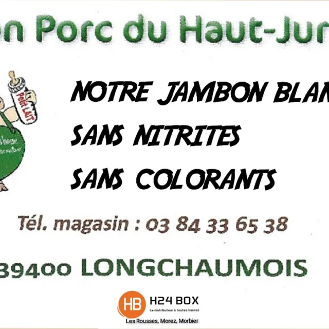 bon porc du Haut Jura